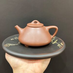 ấm tử sa Thạch Biều nghi hưng nguyên khoáng nê hưng 150ml công năng tốt pha trà ngon.
