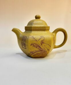 Ấm tử sa Nghi Hưng đoàn nê chuyết cầu lục phương 170ml ATS13