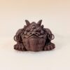 Thiềm thừ tử sa 2 sừng cõng tiền - TTS03