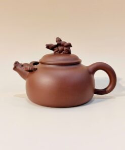 Ấm tử sa đất cũ Nghi Hưng "Mục đồng ngưu đồ" 280ml đẹp ATS47