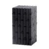 Hũ trà gỗ mun nhựa trúc đoạn 12.5cm HT17
