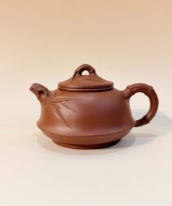 ấm trà tử sa trúc đoạn đất cũ nguyên khoáng thủ công đẹp pha ngon 220ml ATS157.