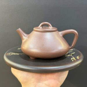 bình trà tử sa thạch biều cao cấp đất nghi hưng thủ công đẹp 220ml pha trà ngon.