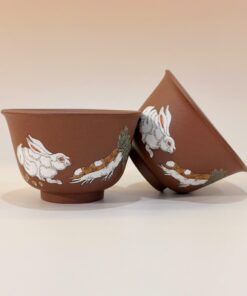 Chén tử sa Nghi Hưng đất cũ "Thỏ Ngọc" 100ml CTS18