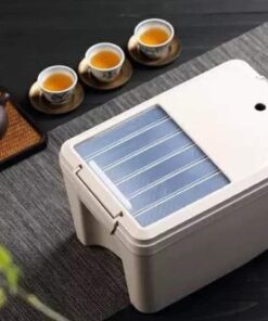 Xô đựng nước bàn trà bằng nhựa lọc bã trà để gầm bàn 6L PK11.