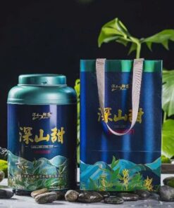 Trà phổ nhĩ viên bạch trà chính hàng Thâm Sơn Điềm hộp 260g chia nhiều gói nhỏ dễ pha.