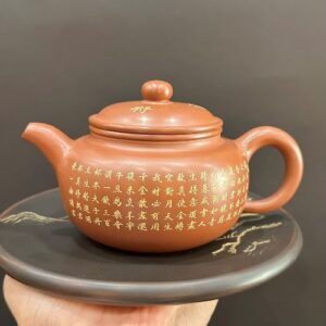 ấm trà nê hưng thủ công đẹp dáng quần ẩm cao cấp hoạ tiết khắc tay pha trà cực ngon.