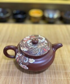 Ấm tử sa đất cũ Nghi Hưng tử nê biển phúc "Hỏa vân thần long" 280ml ATS809