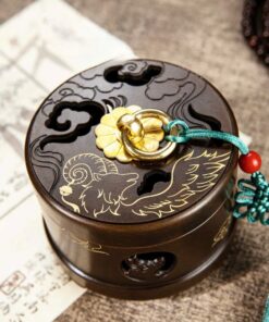 Lư xông trầm hương đồng  LD08