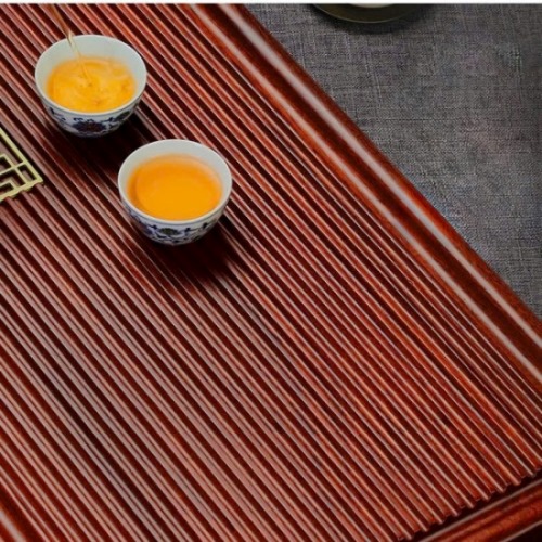 Khay trà gỗ gụ nguyên tấm 70x33 KTG37 - Ảnh 4