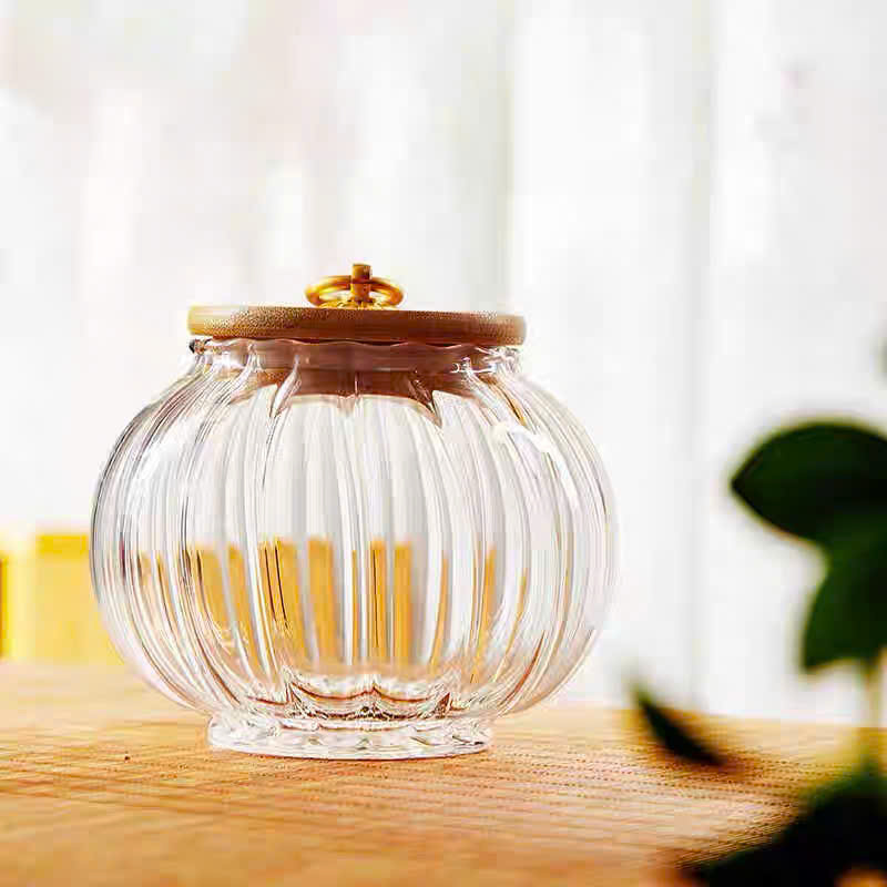 Hũ thủy tinh nắp gỗ nhiều kiểu dáng 600-750ml HT40 - Ảnh 4