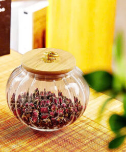 Hũ thủy tinh nắp gỗ nhiều kiểu dáng 600-750ml HT40