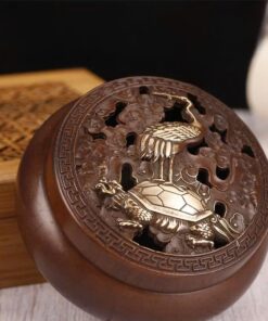 Lư đồng xông trầm hương Quy Hạc LD23