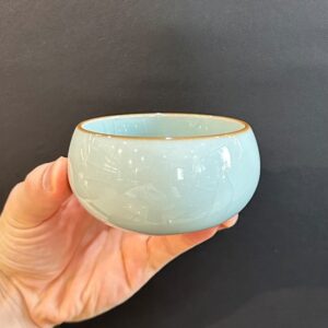 Chén nhữ diêu vũ quá thiên thanh sứ cảnh đức men rạn cao cấp đẹp CND11