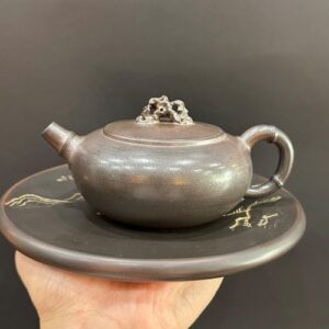 Ấm trà hỏa biến tử sa nê hưng thủ công hư biến dáng trúc đẹp 250ml pha trà rất ngon.