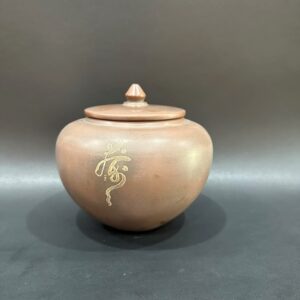 Hũ đựng trà phổ nhĩ lên men nê hưng dáng tròn đẹp 1L HT64.