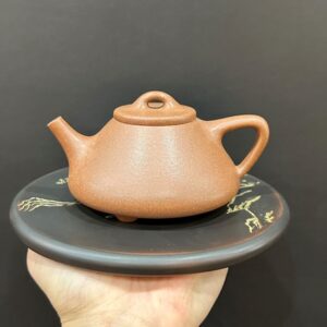 ấm trà tử sa thạch biều nghi hưng nguyên khoáng thủ công đẹp pha trà ngon 250-260ml.