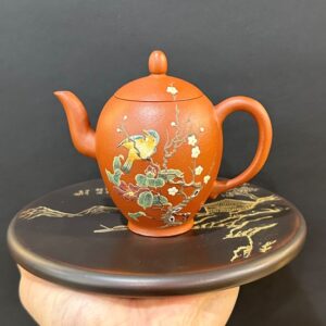 Ấm trà tử sa nghi hưng nguyên khoáng đất cũ chu nê thủ công đẹp 170ml pha trà đối ẩm.