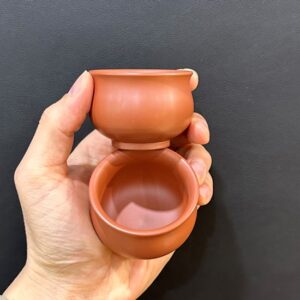 chén uống trà tử sa nê hưng màu đỏ đẹp làm ly nhỏ 55ml uống trà ngon.