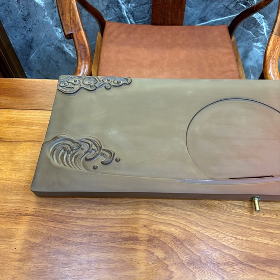 Khay trà tử sa Nê Hưng hỏa biến Phong vân 60x28cm KNH06 - Ảnh 5