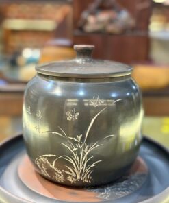 Hũ trà tử sa Nê Hưng Kim Tuệ HT78