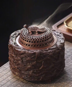 Lư xông trầm hương đồng 888g LD57