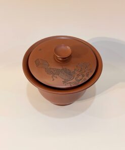 Chén khải tử sa Nê Hưng "Bách bảo cát tường" 160ml AS21