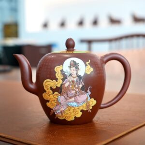 Ấm Tử Nê Đất Cũ Trương Tiểu Lĩnh Mỹ Nhân Kiên Quan Thế Âm 330ml ATS522