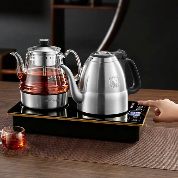 Bếp đun nước pha trà tự động hai ấm KamJove E9A - Ảnh 2