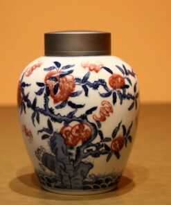 Hũ Sứ Cảnh Đức Thọ đào tiên 900ml HT103
