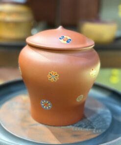 Hũ tử sa đất cũ Nghi Hưng chu nê  pháp lam  HT102