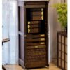 Tủ Trà Di Động Gỗ Óc Chó Đựng Ấm Chén115x45x45cm BT50