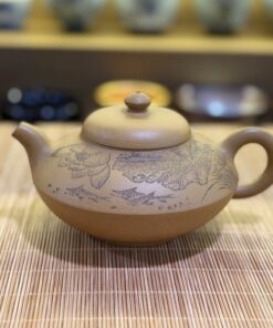Ấm tử sa đất cũ Nghi Hưng đoàn nê Liên ngư 240ml ATS276.