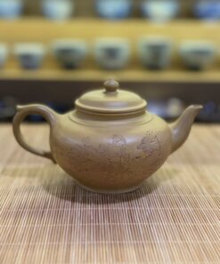 Ấm tử sa đất cũ Nghi Hưng đoàn nê tiêu anh "Liên cung tiên nữ" 260ml ATS301