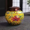 Hũ Sứ Cảnh Đức nhiều mẫu 500ml HT09