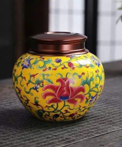 Hũ Sứ Cảnh Đức nhiều mẫu 500ml HT09