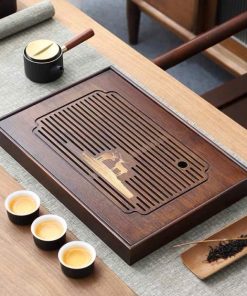 Khay Trà Tre Hình Hươu Kích Thước 40x28x4cm KTT28