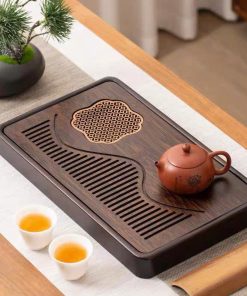 Khay Trà Tre Hình Núi Kích Thước 48x28x4cm KTT27