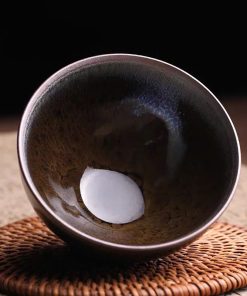 Chén Thiên Mục Thủ Công "Kim Ô" Cao 5,5x9cm 150ml CTM39